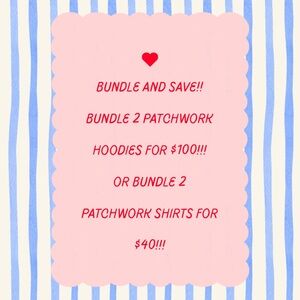 Patchwork Hoodies and Shirts Bundle